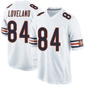 Odoa C.Bears #84 Colston Loveland Player Whtie Home Game Stitched Jerseys