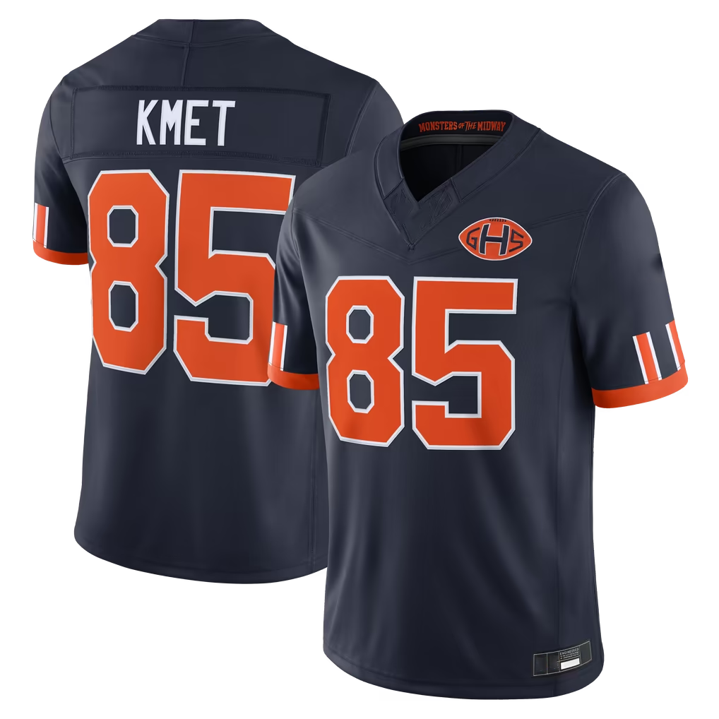 Odoa C.Bears #85 Cole Kmet Navy 2026 Rivalries Collection Limited Stitched Jerseys