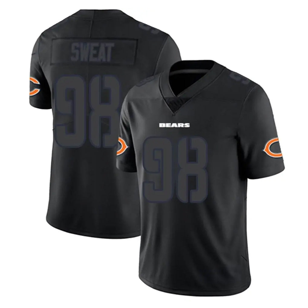 Odoa C.Bears #98 Montez Sweat Player Black Impact Limited Game Stitched Jerseys