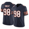 Odoa C.Bears #98 Montez Sweat Player Navy Vapor F.U.S.E. Limited Home Game Stitched Jerseys