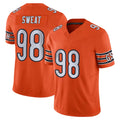 Odoa C.Bears #98 Montez Sweat Player Orange Vapor F.U.S.E. Limited Home Game Stitched Jerseys