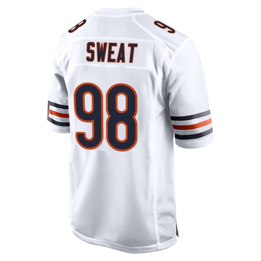 Odoa C.Bears #98 Montez Sweat Player White Home Game Stitched Jerseys