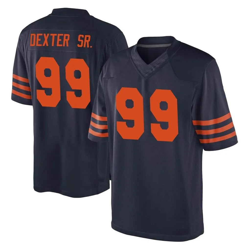 Odoa C.Bears #99 Gervon Dexter Sr. Player Navy Blue Alternate Game Stitched Jerseys