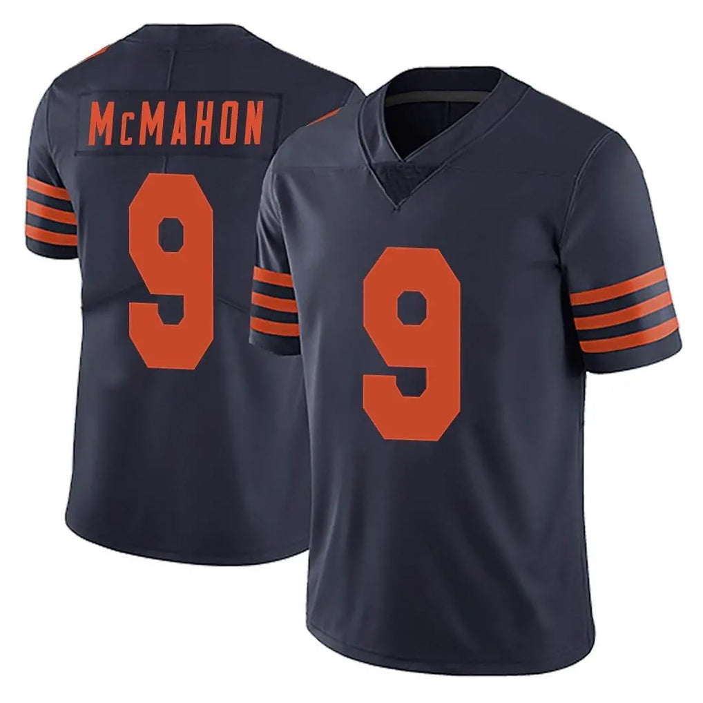 Odoa C.Bears #9 Jim McMahon Player Navy Blue Alternate Vapor Untouchable Limited Stitched Jerseys