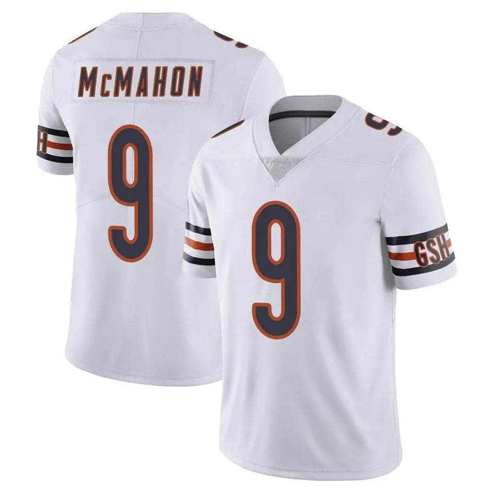 Odoa C.Bears #9 Jim McMahon Player White Vapor Untouchable Limited Home Game Stitched Jerseys