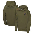 Odoa C.Bengals Olive Salute to Service Pullover Hoodies Limited Blank Player Stitched Jerseys