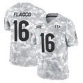 Odoa C.Bengals #16 Joe Flacco Player Arctic Camo Salute to Service Limited Stitched Jerseys