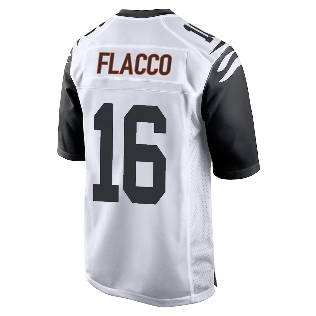 Odoa C.Bengals #16 Joe Flacco Player White Alternate Home Game Stitched Jerseys