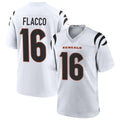 Odoa C.Bengals #16 Joe Flacco Player White Home Game Stitched Jerseys