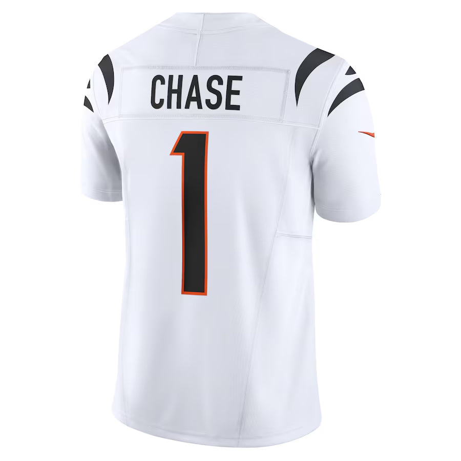 Odoa C.Bengals #1 Ja'Marr Chase Player White Vapor F.U.S.E. Limited Stitched Jerseys