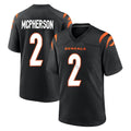 Odoa C.Bengals #2 Evan McPherson Player Black Home Game Stitched Jerseys