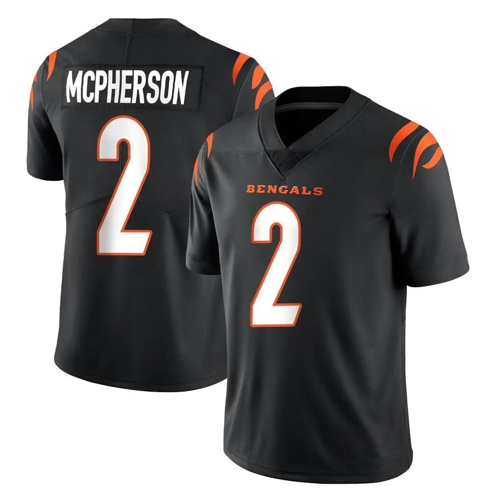 Odoa C.Bengals #2 Evan McPherson Player Black Vapor Untouchable Limited Home Game Stitched Jerseys