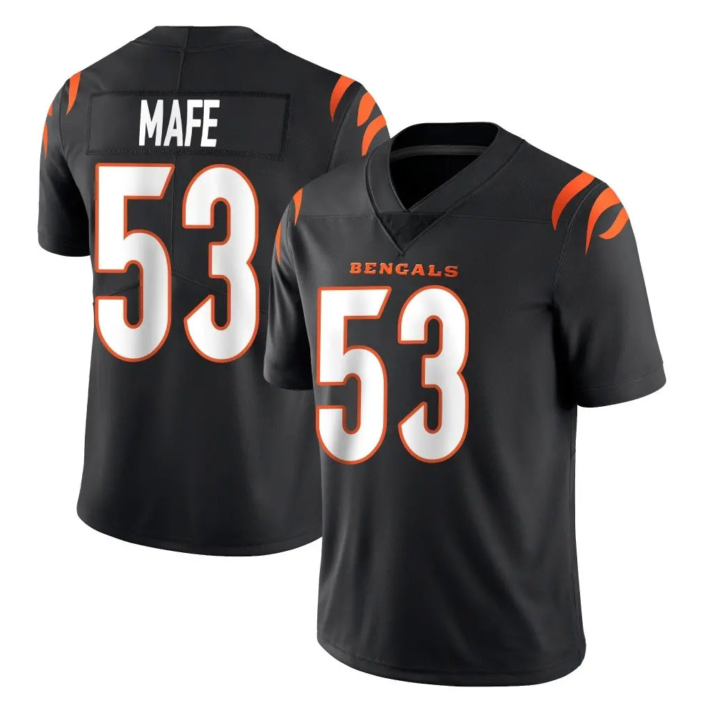 Odoa C.Bengals #53 Boye Mafe Player Black Vapor Untouchable Limited Home Game Stitched Jerseys