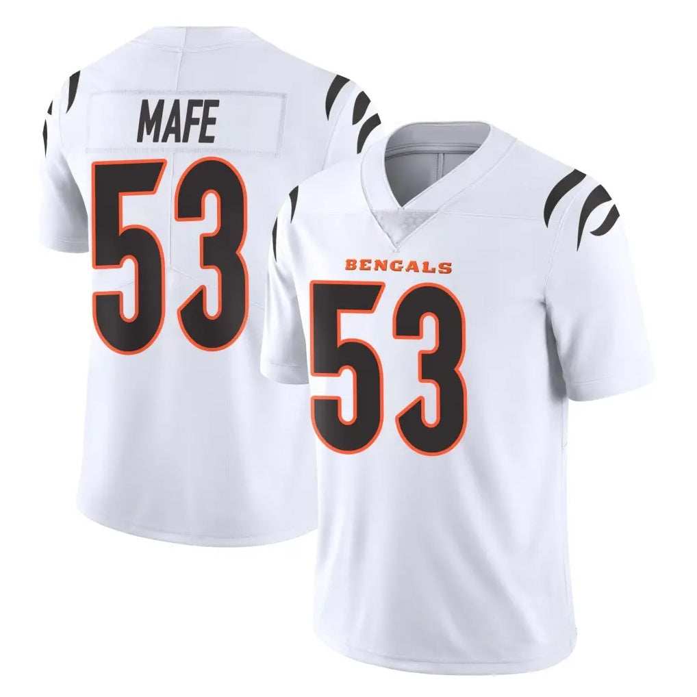 Odoa C.Bengals #53 Boye Mafe Player White Vapor Untouchable Limited Home Game Stitched Jerseys