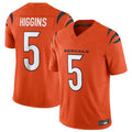 OdoaC.Bengals #5 Tee Higgins Orange Vapor Untouchable Limited Jersey American Stitched  Jerseys