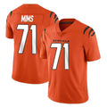 Odoa C.Bengals #71 Amarius Mims Player Orange Vapor Untouchable Limited Home Game Stitched Jerseys