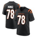 Odoa C.Bengals #78 Anthony Munoz Player Black Home Game Stitched Jerseys
