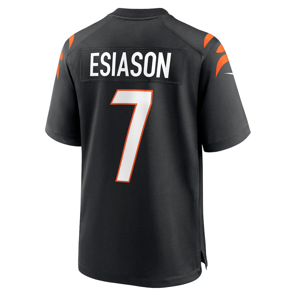 Odoa C.Bengals #7 Boomer Esiason Black Retired Player Stitched Jerseys