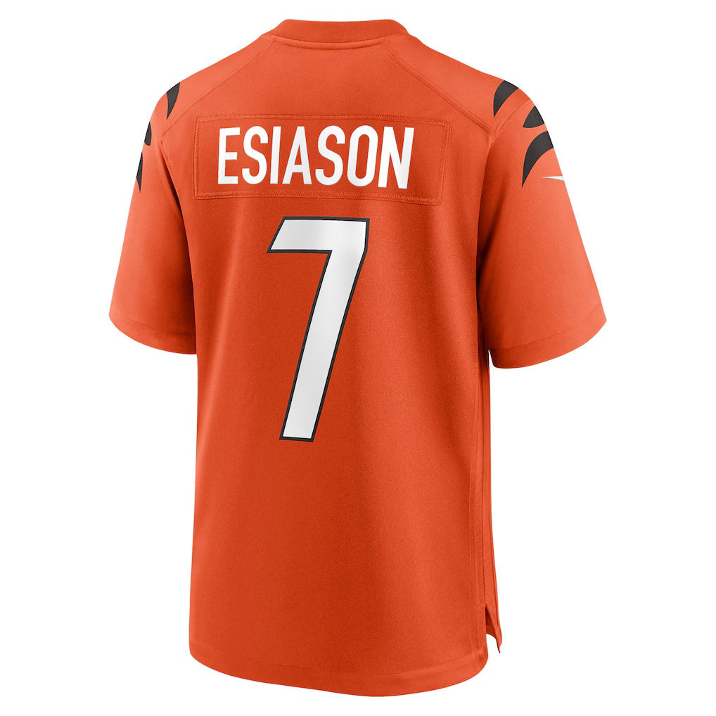 Odoa C.Bengals #7 Boomer Esiason Orange Retired Player Alternate Game Stitched Jerseys