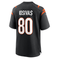 Odoa C.Bengals #80 Andrei Iosivas Black Team Game Stitched Jerseys