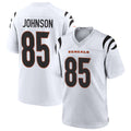 Odoa C.Bengals #85 Chad Johnson Player White Home Game Stitched Jerseys