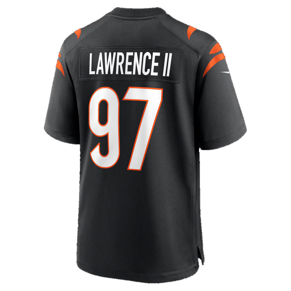 Odoa C.Bengals #97 Dexter Lawrence II Black Game Stitched Jerseys
