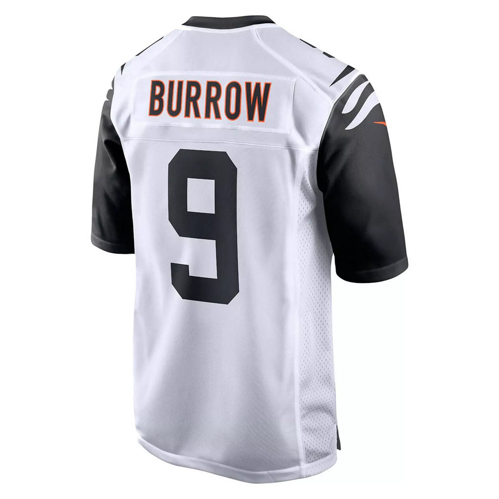 Odoa C.Bengals #9 Joe Burrow Player White Alternate Home Game Stitched Jerseys