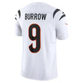 Odoa C.Bengals #9 Joe Burrow Player White Vapor F.U.S.E. Limited Stitched Jerseys