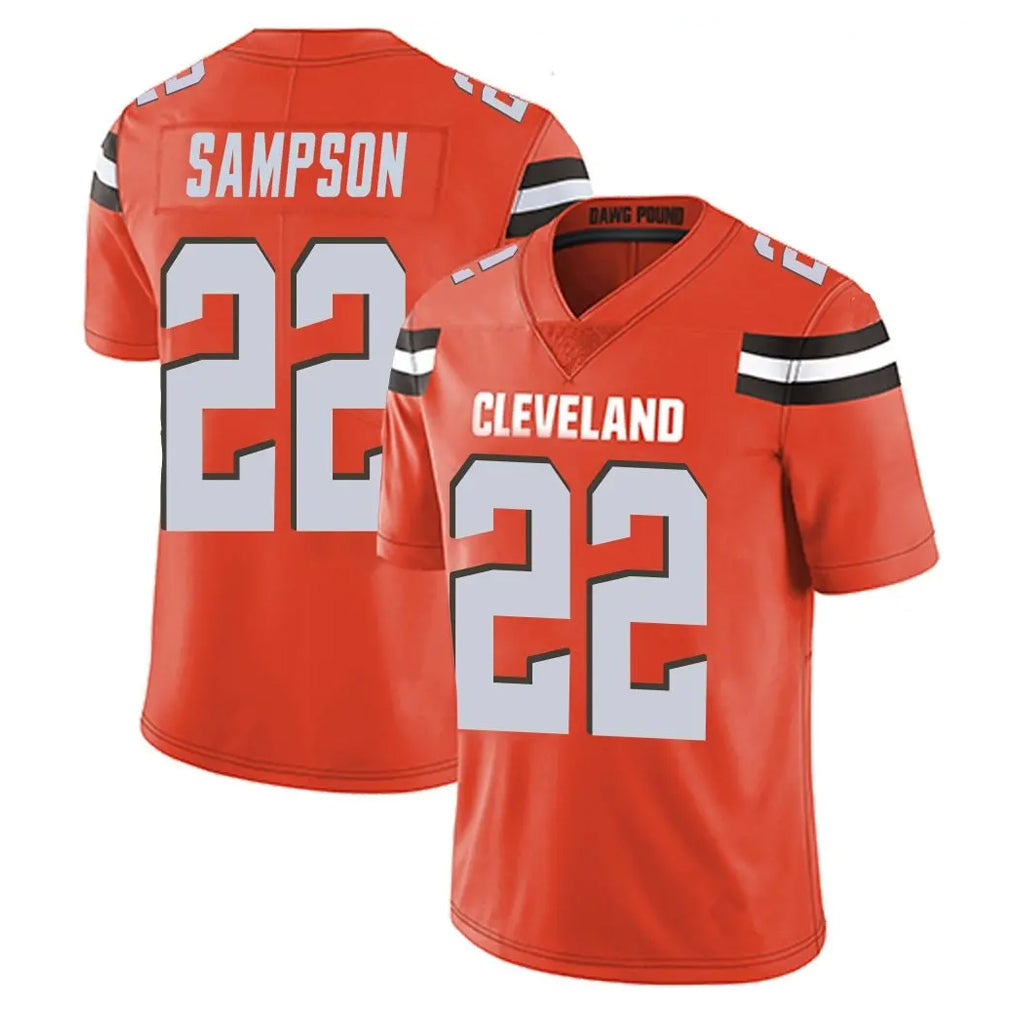 Odoa C.Browns #22 Dylan Sampson Player Orange Alternate Vapor Untouchable Limited Home Game Stitched Jerseys