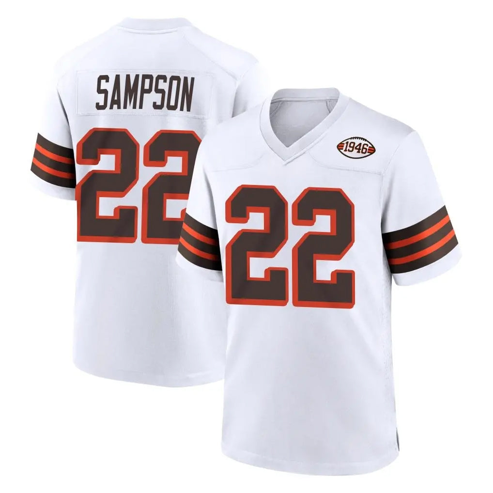 Odoa C.Browns #22 Dylan Sampson Player White Alternate Home Game Stitched Jerseys