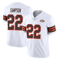 Odoa C.Browns #22 Dylan Sampson Player White Limited  Vapor 1946 Collection Alternate Game Stitched Jerseys