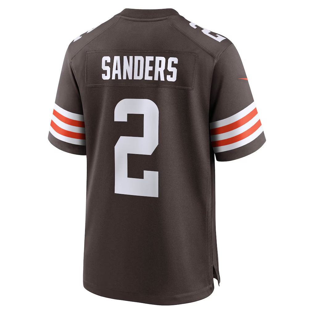 Odoa C.Browns #2 Shedeur Sanders Brown Game Stitched Jerseys