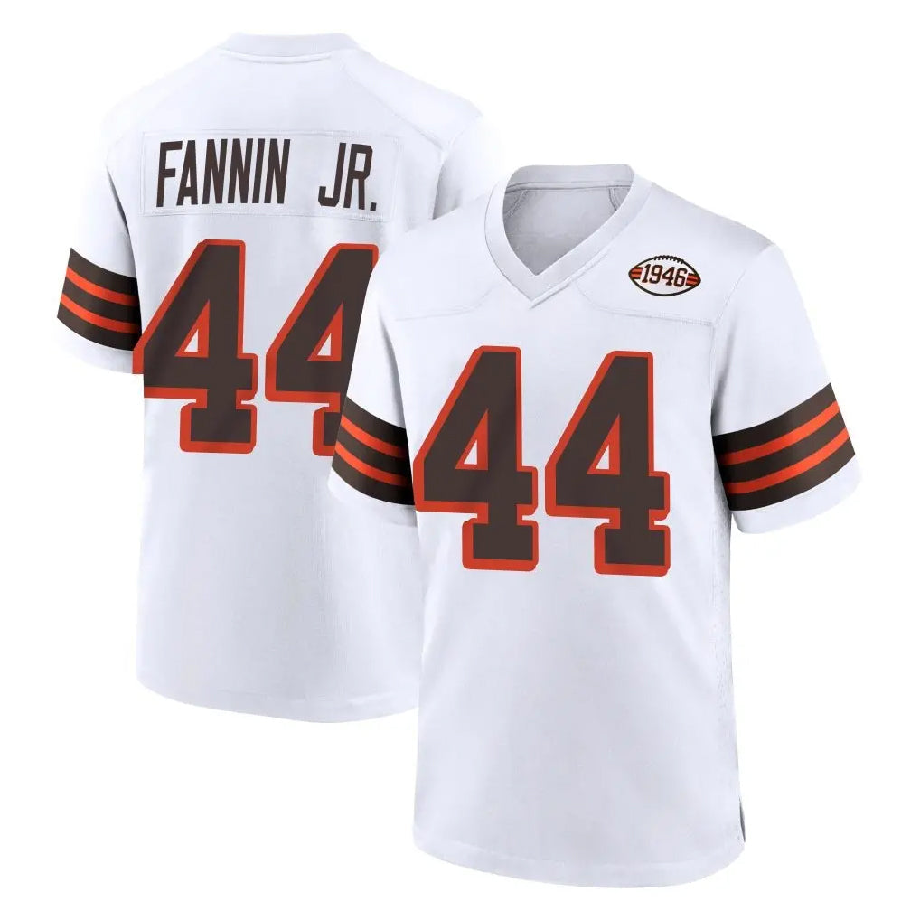 Odoa C.Browns #44 Harold Fannin Jr. Player White Alternate Home Game Stitched Jerseys
