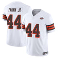 Odoa C.Browns #44 Harold Fannin Jr. Player White Limited Vapor F.U.S.E. Alternate Game Stitched Jerseys