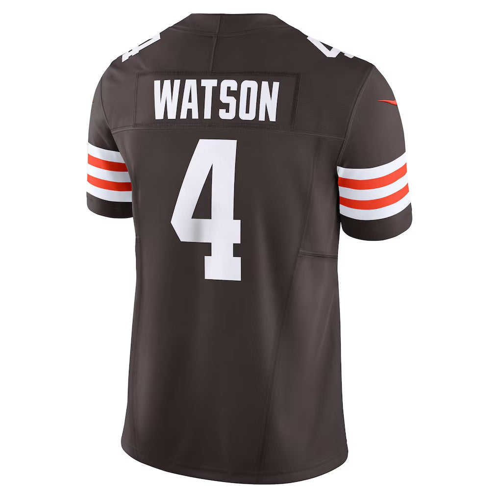 Odoa C.Browns #4 Deshaun Watson Brown Vapor F.U.S.E. Limited Stitched Jerseys