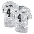 Odoa C.Browns #4 Deshaun Watson Player Arctic Camo Salute to Service Limited Home Game Stitched Jerseys