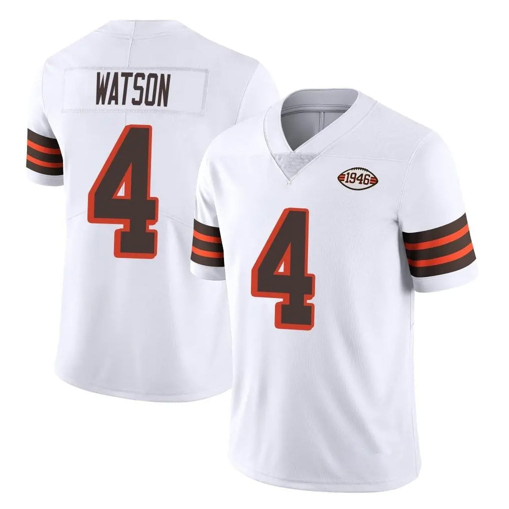 Odoa C.Browns #4 Deshaun Watson Player White Limited  Vapor 1946 Collection Alternate Game Stitched Jerseys