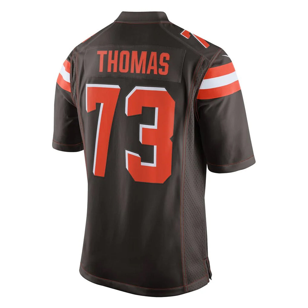 Odoa C.Browns #73 Joe Thomas Player Brown Vapor Limited Home Game Stitched Jerseys