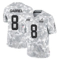 Odoa C.Browns #8 Dillon Gabriel Player Arctic Camo Salute to Service Limited Home Game Stitched Jerseys