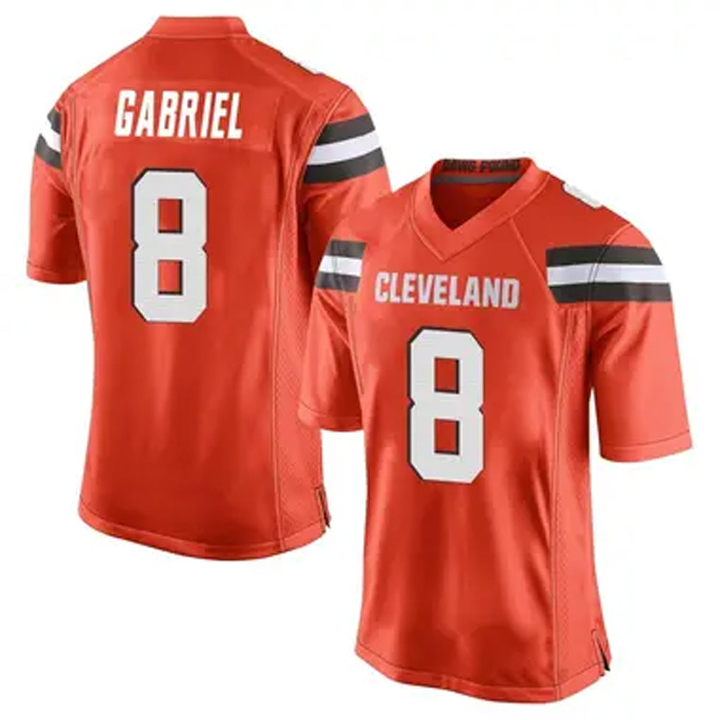 Odoa C.Browns #8 Dillon Gabriel Player Orange Game Stitched Jerseys