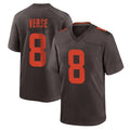 Odoa C.Browns #8 Jared Verse Player Brown Alternate Home Game Stitched Jerseys