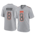 Odoa C.Browns #8 Jared Verse Player Gray Atmosphere Fashion Game Stitched Jerseys