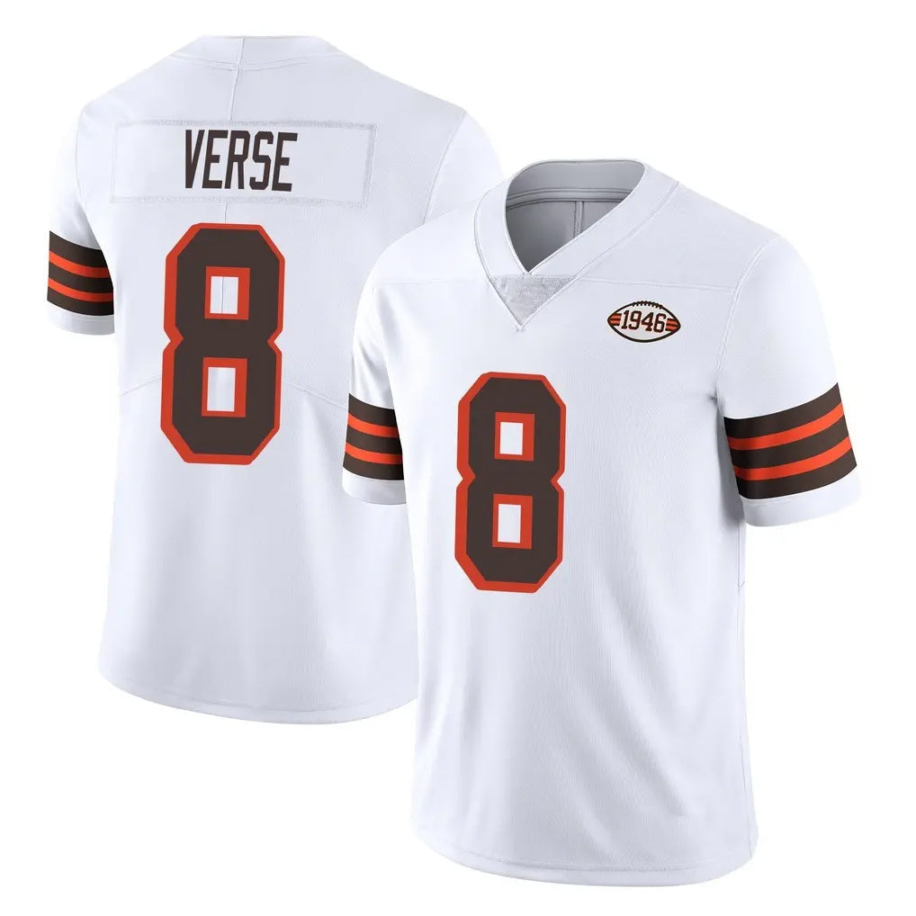 Odoa C.Browns #8 Jared Verse Player White Limited  Vapor 1946 Collection Alternate Game Stitched Jerseys