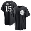 Odoa C.Cubs #15 Carson Kelly Player Black Game Stitched Jerseys