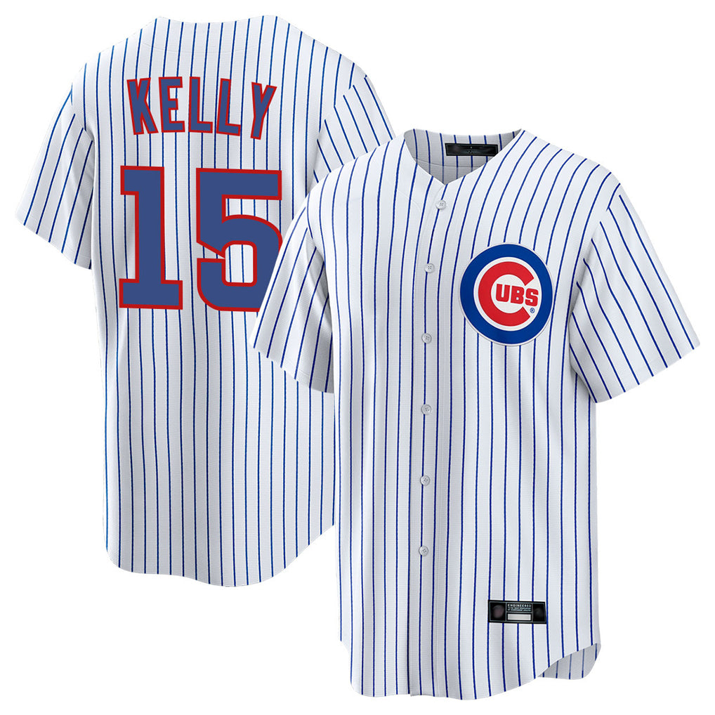 Odoa C.Cubs #15 Carson Kelly Player White Game Home Stitched Jerseys