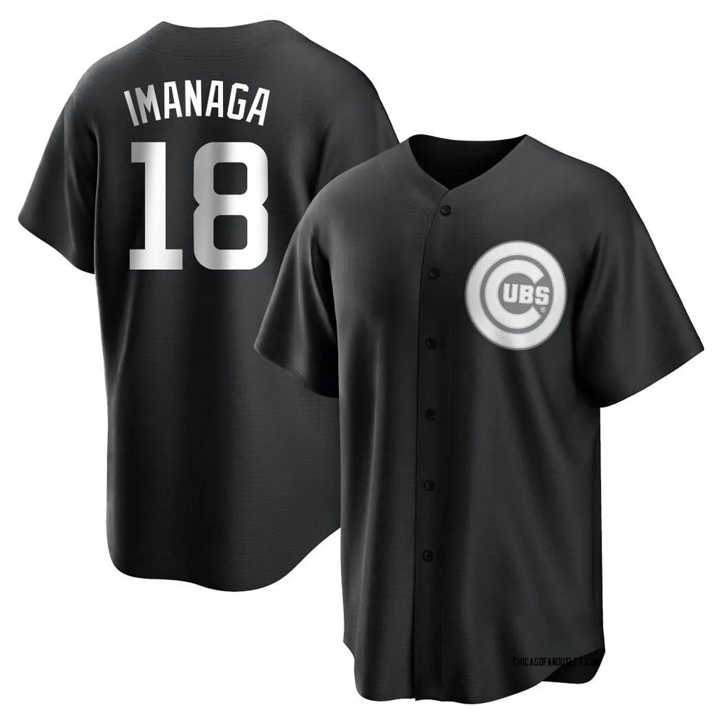 Odoa C.Cubs #18 Shota Imanaga Player Black Game Stitched Jerseys