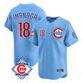 Odoa C.Cubs #18 Shota Imanaga Player Light Blue 150th Anniversary Limited Home Stitched Jerseys