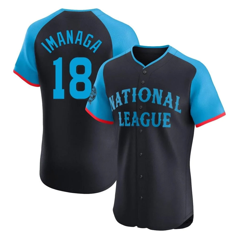Odoa C.Cubs #18 Shota Imanaga Player Navy National League All-Star Limited Elite Game Home Stitched Jerseys
