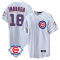 Odoa C.Cubs #18 Shota Imanaga Player White 150th Anniversary Home Game Stitched Jerseys