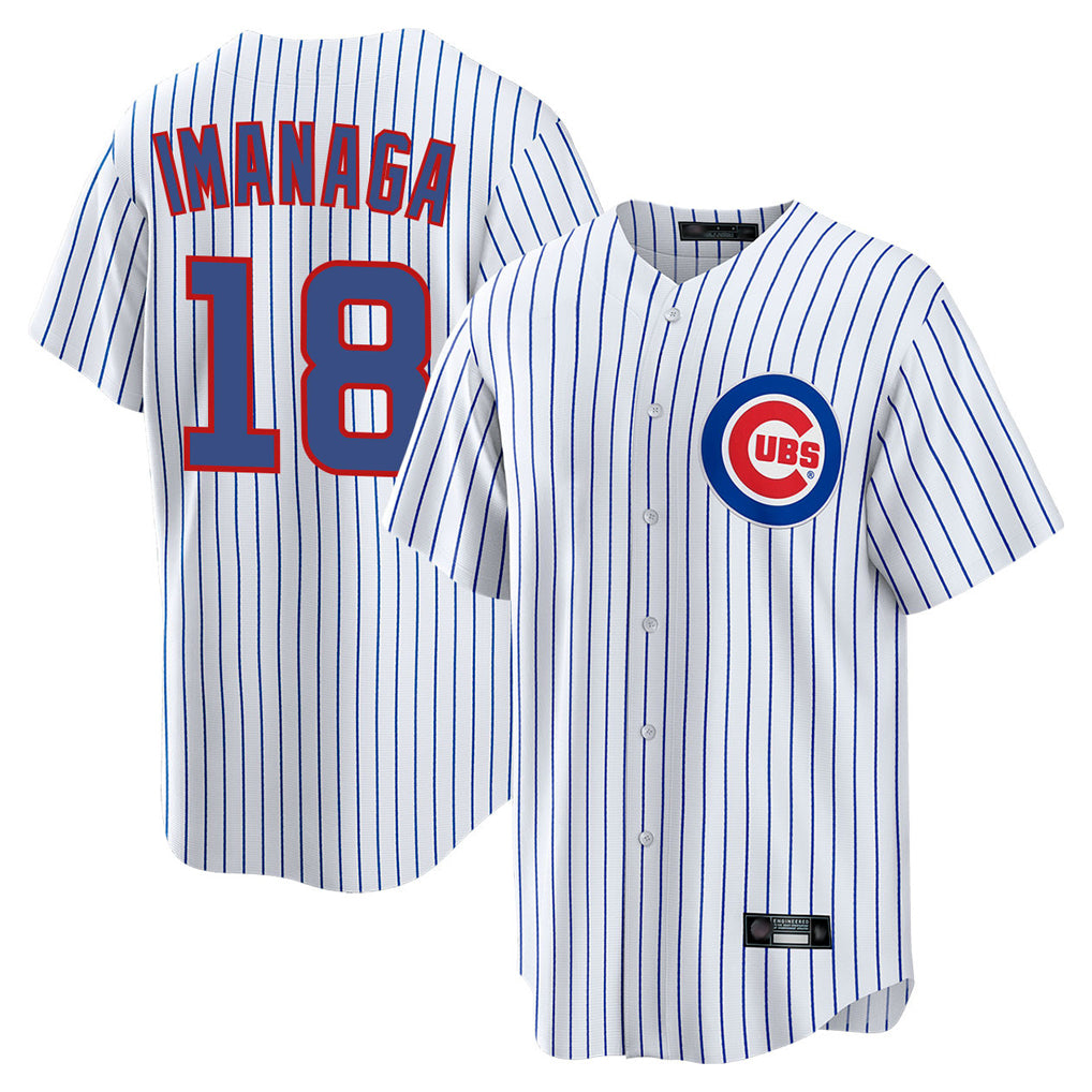 Odoa C.Cubs #18 Shota Imanaga Player White Game Home Stitched Jerseys